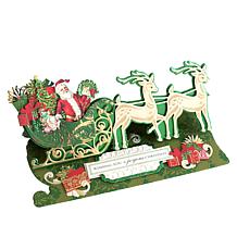 Anna Griffin® Sleigh Slimline Easel Card Dies