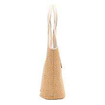 Anne Klein Straw Tote Handbag