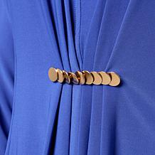 Antthony 2-piece Asymmetric Top & Pant Set with Gold Chain Detail