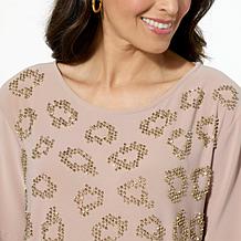 Antthony 2-piece Embellished Top and Cropped Pant Set