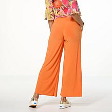 Antthony 2-piece Mesh Flounce Sleeve Top and Pull-On Pant Set