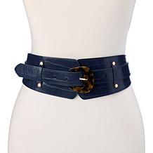 Antthony Stretch Belt with Oversized Resin Buckle