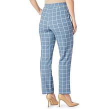 Antthony Windowpane Boss Lady Pull-On Pant
