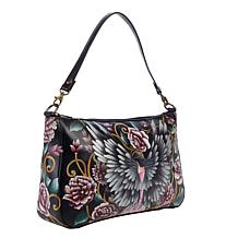 Anuschka Hand-Painted Leather Shoulder Bag