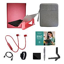 Apple 11 iPad 11th Gen 256GB w/Keyboard, Case & Starter Bundle - Pink