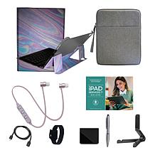 Apple 11 iPad 11th Gen 512GB w/Keyboard, Case & Starter Bundle- Silver