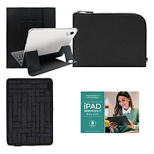 Apple 11 iPad 256GB w/Keyboard, Case, Sleeve and Accessories - Blue