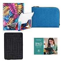 Apple 11 iPad 256GB w/Keyboard, Case, Sleeve and Accessories - Yellow