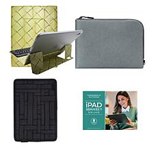 Apple 11 iPad 512GB w/Keyboard, Case, Sleeve and Accessories - Silver