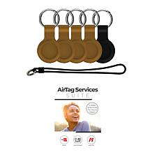 Apple AirTags 2pk Bundle w/Keychains, Luggage Tag & Voucher