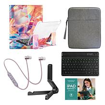 Apple iPad 10.9" 10th Gen 256GB with Keyboard, Earbuds and Case - Blue