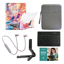 Apple iPad 10.9" 10th Gen 256GB w/Keyboard, Earbuds and Case - Silver