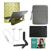 Apple iPad 10.9" 10th Gen 256GB w/Keyboard, Earbuds and Case - Silver