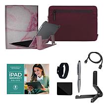 Apple iPad 11" 11th Gen Blue 128GB Wi-Fi Bundle w/Case & Voucher