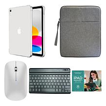 Apple iPad 11" Blue 512GB Tablet with Ombre Case & Keyboard
