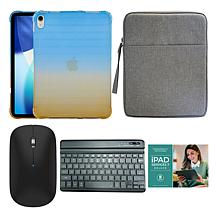Apple iPad 11" Pink 512GB Tablet with Ombre Case & Keyboard
