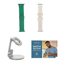 Apple Watch Series 11 GPS 42mm S/M Jet Black with Bands & Stand