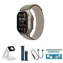 Apple - らく Apple Watch Ultra GPS + Cellular, 49mm Titanium Case with