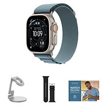 Apple Watch Ultra 3 GPS + Cellular 49mm Alpine Loop Band Medium Bundle