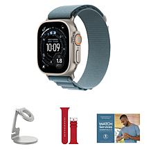 Apple Watch Ultra 3 GPS + Cellular 49mm Alpine Loop Band Medium Bundle