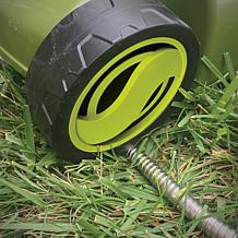 Aqua Joe 25' 0.5-inch Heavy-Duty Spiral Stainless Steel Garden Hose