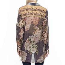 Aratta for Adriana Shirt - Faded Black Floral 