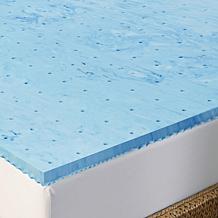 Arctic Sleep Cool Gel 1.5" 5-zone Memory Foam Mattress Topper - King