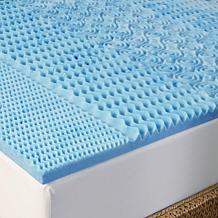 Arctic Sleep Cool Gel 1.5" 5-zone Memory Foam Mattress Topper - Twin