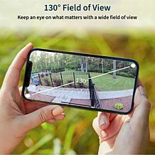 Arlo Essential 2K Outdoor Camera 2-pack with 2 Solar Panels