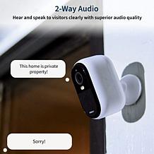 Arlo Essential 2K Outdoor Camera 2-pack with 2 Solar Panels