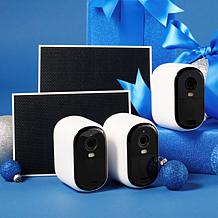 Arlo Essential XL Outdoor Security Camera 3-pack w/Solar Panel 2-pack