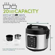 Aroma ARC-1120SBL 20-Cup Smart Carb Rice Cooker