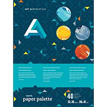 Art Alternatives White Paper Palette Pad, 12 x 16