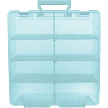 ArtBin Super Satchel Double Deep Box with Dividers - Aqua Mist