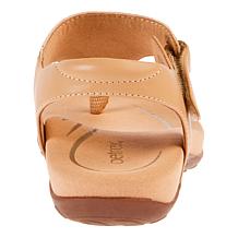 "As Is" Aetrex® Kelly Sparkle Orthotic Thong Sandal