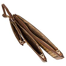 "As Is" Anne Klein 3-pc Solid Caning Wallet Set