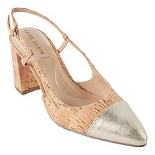 "As Is" Anne Klein Brooklyn Cap-Toe Slingback Pump