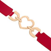 "As Is" Antthony Heart Elastic Stretch Belt