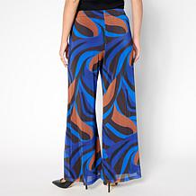 "As Is" Antthony Printed Mesh Pull-On Pant