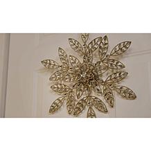 "As Is" august & leo 18" LED Jeweled Snowflake 