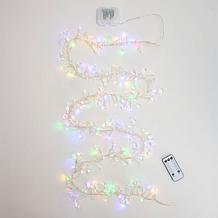 "As Is" august & leo Crystal Beaded String Lights Set of 3