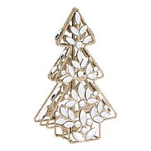 "As Is" august & leo Jeweled Tree Décor 3-piece Set with Gift Boxes