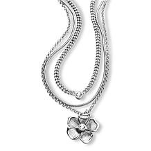 "As Is" BAUBLEBAR Goldtone 3-Row Layered Pendant Necklace