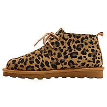 "As Is" BEARPAW® Grace Lace-Up Suede Bootie with Rain & Stain Repel...