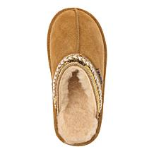 "As Is" BEARPAW® Tanya Suede Embellished Slipper Mule