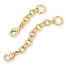 "As Is" Bellezza Bronze Rope Chain Necklace and Bracelet 2-piece Set