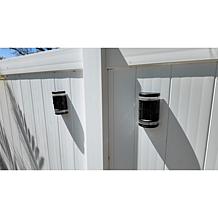 "As Is" Bell+Howell Color-Changing Solar Wall Light - Set of 2