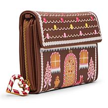 "As Is" Betsey Johnson Baking Spirits Bright Wallet Crossbody