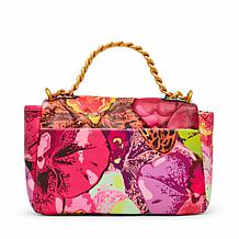 "As Is" Betsey Johnson Quilted Flap Crossbody Bag with Handle