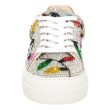 "As Is" Betsey Johnson Sidny Rhinestone Platform Sneaker